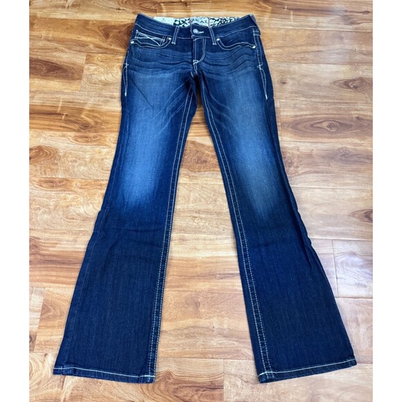 Ariat R.E.A.L. Denim Low Rise Boot Cut Stretch Fit Women's Jeans Size 29R NWT - Picture 1 of 16